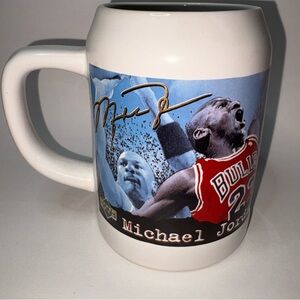 Michael Jordan 1997 Upper Deck Chicago Bulls Commemorative Tankard Mug Vintage